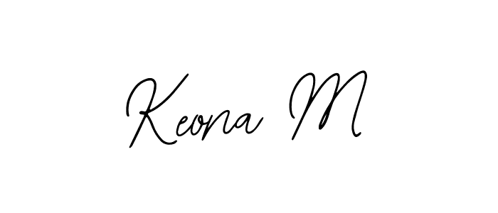 Create a beautiful signature design for name Keona M. With this signature (Bearetta-2O07w) fonts, you can make a handwritten signature for free. Keona M signature style 12 images and pictures png