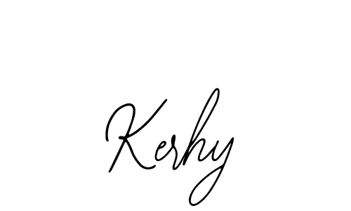 How to make Kerhy signature? Bearetta-2O07w is a professional autograph style. Create handwritten signature for Kerhy name. Kerhy signature style 12 images and pictures png