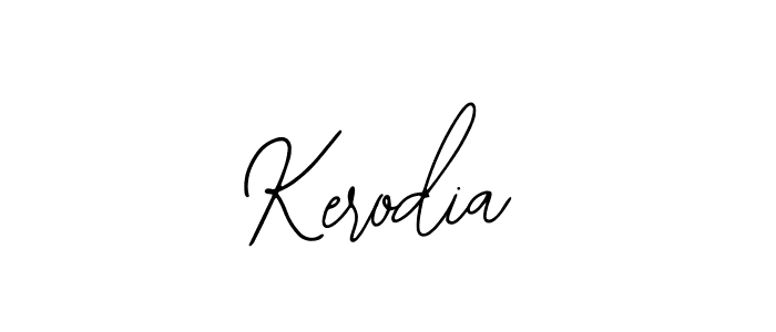 How to make Kerodia name signature. Use Bearetta-2O07w style for creating short signs online. This is the latest handwritten sign. Kerodia signature style 12 images and pictures png