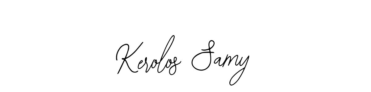 Design your own signature with our free online signature maker. With this signature software, you can create a handwritten (Bearetta-2O07w) signature for name Kerolos Samy. Kerolos Samy signature style 12 images and pictures png