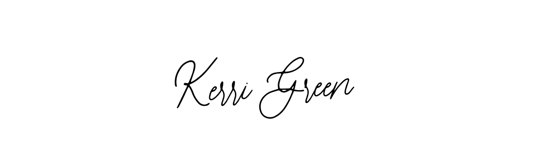 How to make Kerri Green name signature. Use Bearetta-2O07w style for creating short signs online. This is the latest handwritten sign. Kerri Green signature style 12 images and pictures png