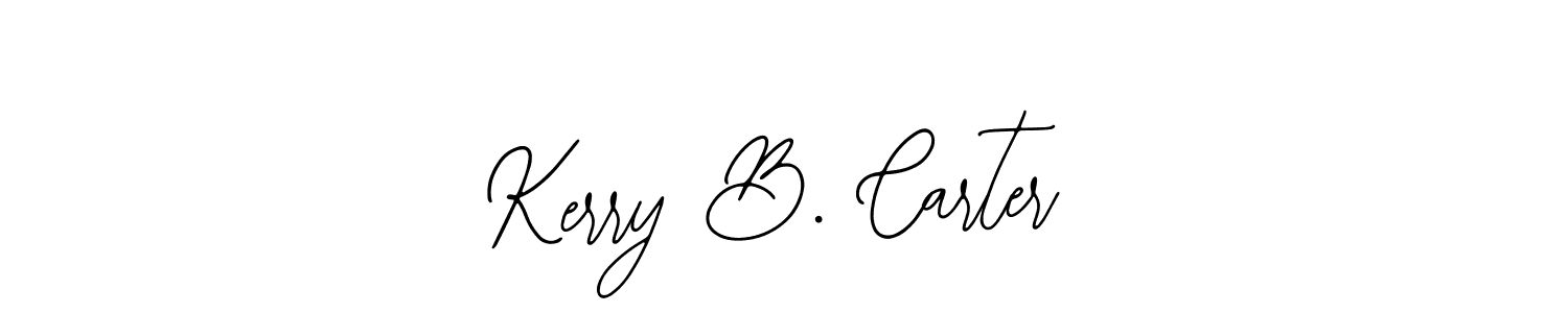 It looks lik you need a new signature style for name Kerry B. Carter. Design unique handwritten (Bearetta-2O07w) signature with our free signature maker in just a few clicks. Kerry B. Carter signature style 12 images and pictures png
