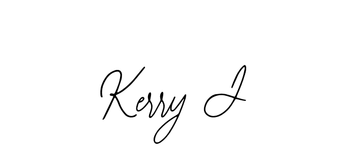 Use a signature maker to create a handwritten signature online. With this signature software, you can design (Bearetta-2O07w) your own signature for name Kerry J. Kerry J signature style 12 images and pictures png