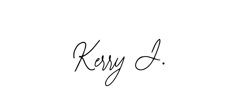 Bearetta-2O07w is a professional signature style that is perfect for those who want to add a touch of class to their signature. It is also a great choice for those who want to make their signature more unique. Get Kerry J. name to fancy signature for free. Kerry J. signature style 12 images and pictures png