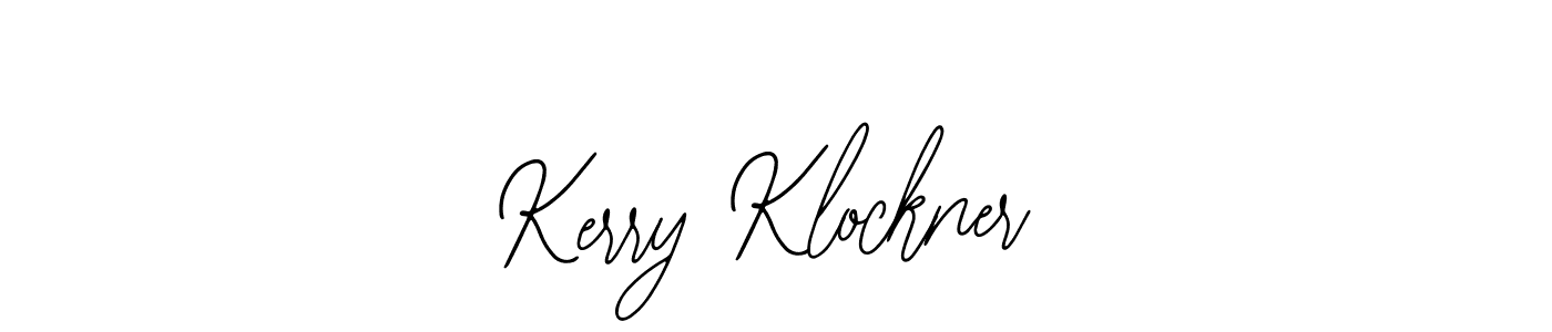 Make a short Kerry Klockner signature style. Manage your documents anywhere anytime using Bearetta-2O07w. Create and add eSignatures, submit forms, share and send files easily. Kerry Klockner signature style 12 images and pictures png