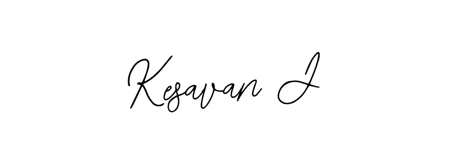 The best way (Bearetta-2O07w) to make a short signature is to pick only two or three words in your name. The name Kesavan J include a total of six letters. For converting this name. Kesavan J signature style 12 images and pictures png