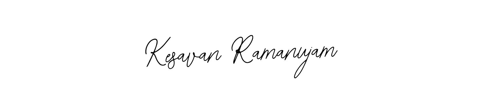 Design your own signature with our free online signature maker. With this signature software, you can create a handwritten (Bearetta-2O07w) signature for name Kesavan Ramanujam. Kesavan Ramanujam signature style 12 images and pictures png