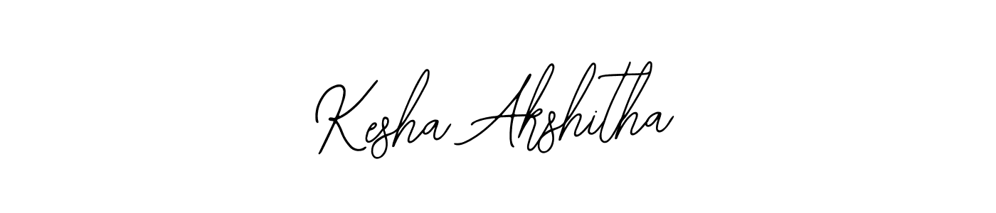How to make Kesha Akshitha signature? Bearetta-2O07w is a professional autograph style. Create handwritten signature for Kesha Akshitha name. Kesha Akshitha signature style 12 images and pictures png