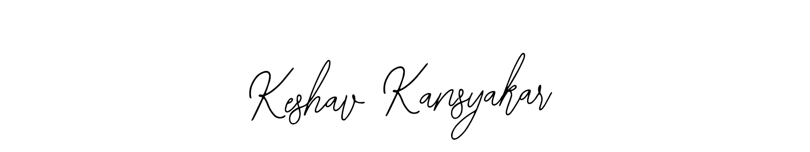 Design your own signature with our free online signature maker. With this signature software, you can create a handwritten (Bearetta-2O07w) signature for name Keshav Kansyakar. Keshav Kansyakar signature style 12 images and pictures png