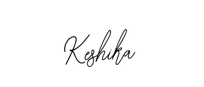 How to make Keshika signature? Bearetta-2O07w is a professional autograph style. Create handwritten signature for Keshika name. Keshika signature style 12 images and pictures png
