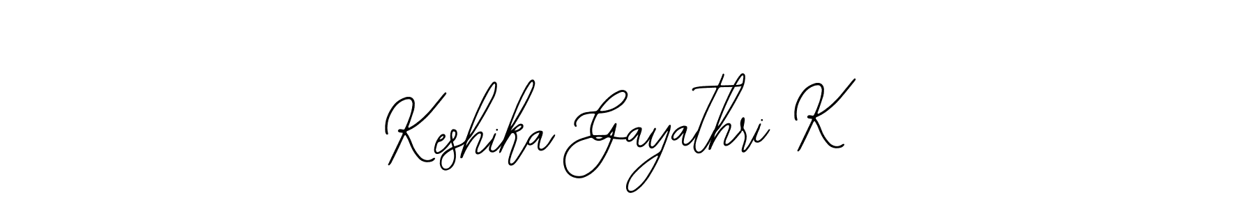 You can use this online signature creator to create a handwritten signature for the name Keshika Gayathri K. This is the best online autograph maker. Keshika Gayathri K signature style 12 images and pictures png