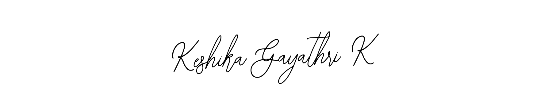 You can use this online signature creator to create a handwritten signature for the name Keshika Gayathri K. This is the best online autograph maker. Keshika Gayathri K signature style 12 images and pictures png