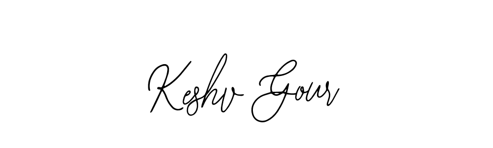 Use a signature maker to create a handwritten signature online. With this signature software, you can design (Bearetta-2O07w) your own signature for name Keshv Gour. Keshv Gour signature style 12 images and pictures png