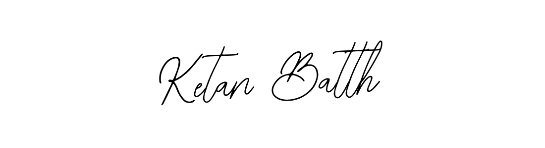 How to make Ketan Batth signature? Bearetta-2O07w is a professional autograph style. Create handwritten signature for Ketan Batth name. Ketan Batth signature style 12 images and pictures png