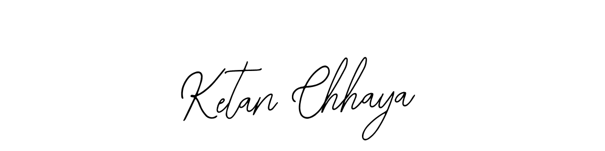 Use a signature maker to create a handwritten signature online. With this signature software, you can design (Bearetta-2O07w) your own signature for name Ketan Chhaya. Ketan Chhaya signature style 12 images and pictures png