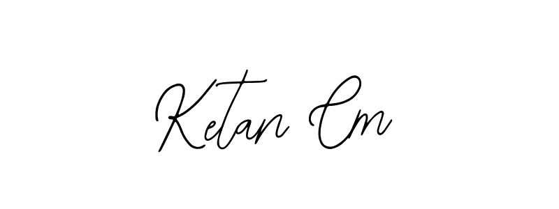if you are searching for the best signature style for your name Ketan Cm. so please give up your signature search. here we have designed multiple signature styles  using Bearetta-2O07w. Ketan Cm signature style 12 images and pictures png