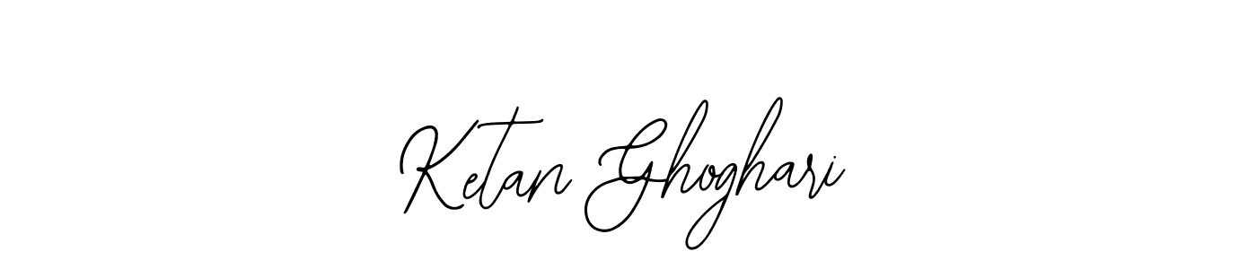 Ketan Ghoghari stylish signature style. Best Handwritten Sign (Bearetta-2O07w) for my name. Handwritten Signature Collection Ideas for my name Ketan Ghoghari. Ketan Ghoghari signature style 12 images and pictures png