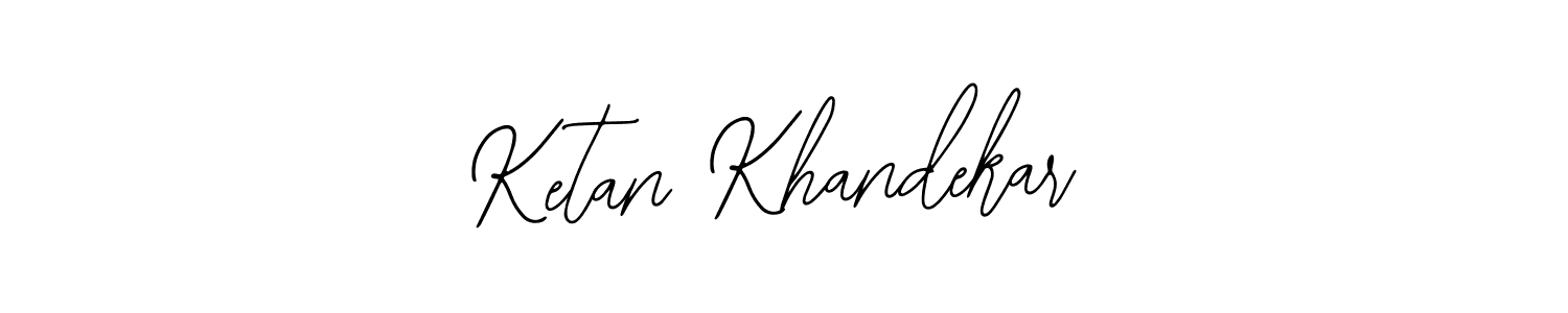 Create a beautiful signature design for name Ketan Khandekar. With this signature (Bearetta-2O07w) fonts, you can make a handwritten signature for free. Ketan Khandekar signature style 12 images and pictures png