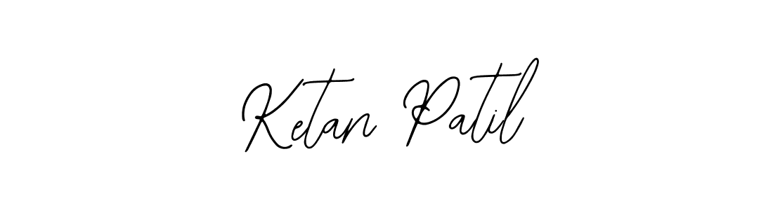 Design your own signature with our free online signature maker. With this signature software, you can create a handwritten (Bearetta-2O07w) signature for name Ketan Patil. Ketan Patil signature style 12 images and pictures png