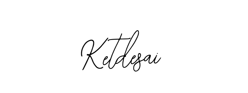 How to Draw Ketdesai signature style? Bearetta-2O07w is a latest design signature styles for name Ketdesai. Ketdesai signature style 12 images and pictures png