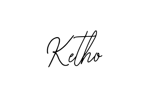 How to make Ketho signature? Bearetta-2O07w is a professional autograph style. Create handwritten signature for Ketho name. Ketho signature style 12 images and pictures png
