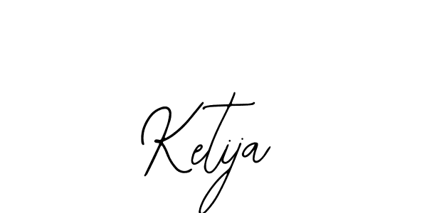 Design your own signature with our free online signature maker. With this signature software, you can create a handwritten (Bearetta-2O07w) signature for name Ketija. Ketija signature style 12 images and pictures png