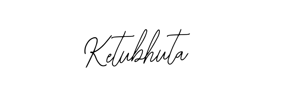 How to make Ketubhuta name signature. Use Bearetta-2O07w style for creating short signs online. This is the latest handwritten sign. Ketubhuta signature style 12 images and pictures png