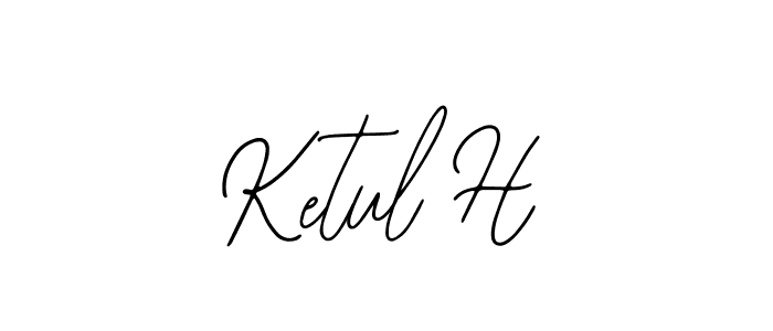Ketul H stylish signature style. Best Handwritten Sign (Bearetta-2O07w) for my name. Handwritten Signature Collection Ideas for my name Ketul H. Ketul H signature style 12 images and pictures png