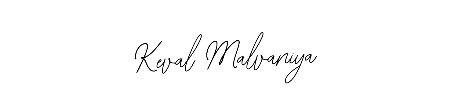 Use a signature maker to create a handwritten signature online. With this signature software, you can design (Bearetta-2O07w) your own signature for name Keval Malvaniya. Keval Malvaniya signature style 12 images and pictures png