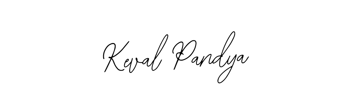 Also we have Keval Pandya name is the best signature style. Create professional handwritten signature collection using Bearetta-2O07w autograph style. Keval Pandya signature style 12 images and pictures png