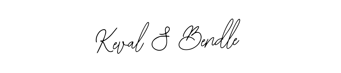 Similarly Bearetta-2O07w is the best handwritten signature design. Signature creator online .You can use it as an online autograph creator for name Keval S Bendle. Keval S Bendle signature style 12 images and pictures png