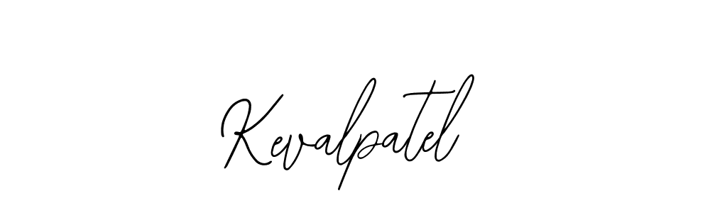 How to make Kevalpatel name signature. Use Bearetta-2O07w style for creating short signs online. This is the latest handwritten sign. Kevalpatel signature style 12 images and pictures png