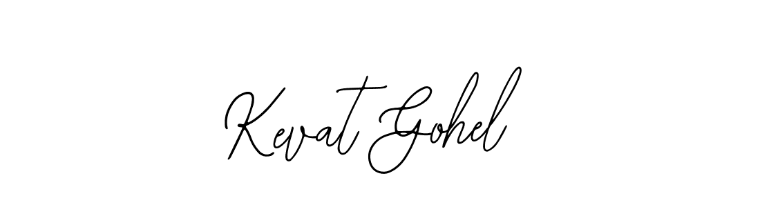 Use a signature maker to create a handwritten signature online. With this signature software, you can design (Bearetta-2O07w) your own signature for name Kevat Gohel. Kevat Gohel signature style 12 images and pictures png