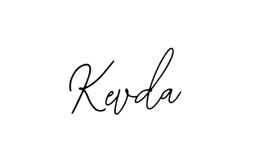 Kevda stylish signature style. Best Handwritten Sign (Bearetta-2O07w) for my name. Handwritten Signature Collection Ideas for my name Kevda. Kevda signature style 12 images and pictures png