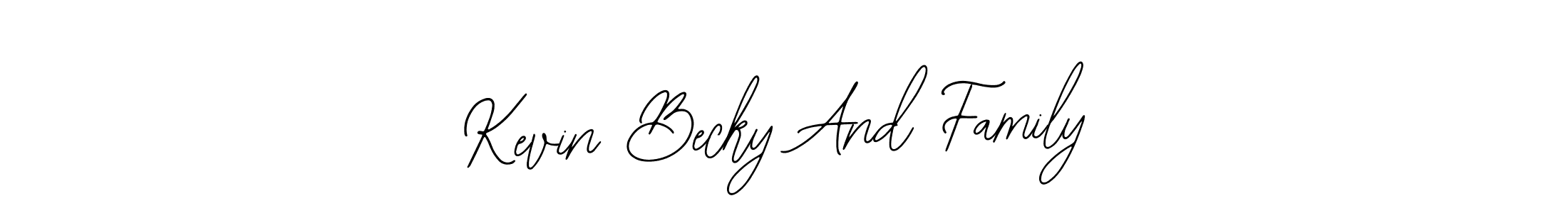 if you are searching for the best signature style for your name Kevin Becky And Family. so please give up your signature search. here we have designed multiple signature styles  using Bearetta-2O07w. Kevin Becky And Family signature style 12 images and pictures png