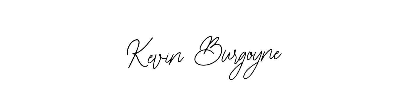 How to make Kevin Burgoyne name signature. Use Bearetta-2O07w style for creating short signs online. This is the latest handwritten sign. Kevin Burgoyne signature style 12 images and pictures png