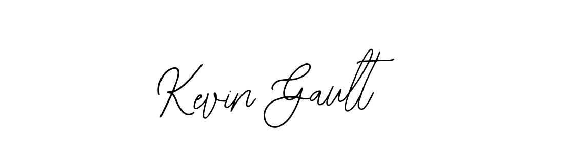 How to make Kevin Gault name signature. Use Bearetta-2O07w style for creating short signs online. This is the latest handwritten sign. Kevin Gault signature style 12 images and pictures png