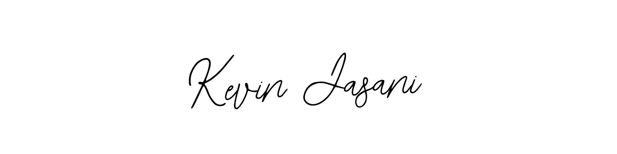 You should practise on your own different ways (Bearetta-2O07w) to write your name (Kevin Jasani) in signature. don't let someone else do it for you. Kevin Jasani signature style 12 images and pictures png