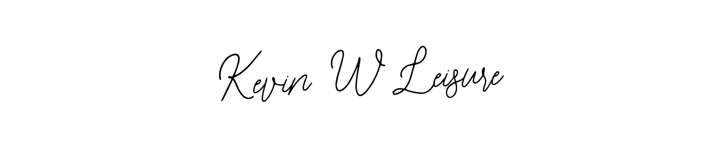 Make a short Kevin W Leisure signature style. Manage your documents anywhere anytime using Bearetta-2O07w. Create and add eSignatures, submit forms, share and send files easily. Kevin W Leisure signature style 12 images and pictures png