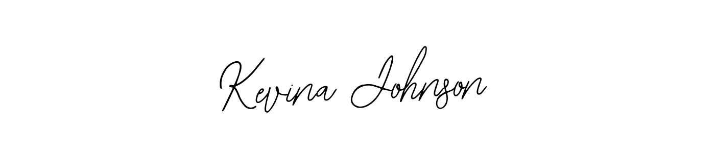 Make a beautiful signature design for name Kevina Johnson. Use this online signature maker to create a handwritten signature for free. Kevina Johnson signature style 12 images and pictures png