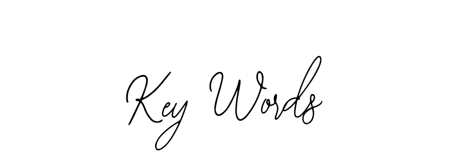 The best way (Bearetta-2O07w) to make a short signature is to pick only two or three words in your name. The name Key Words include a total of six letters. For converting this name. Key Words signature style 12 images and pictures png