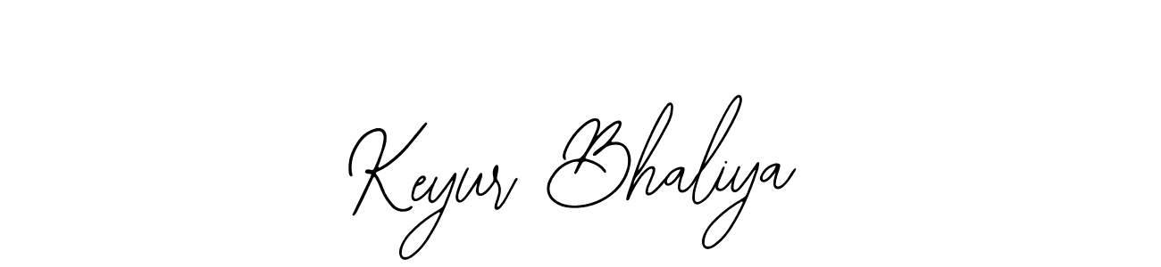 Also we have Keyur Bhaliya name is the best signature style. Create professional handwritten signature collection using Bearetta-2O07w autograph style. Keyur Bhaliya signature style 12 images and pictures png