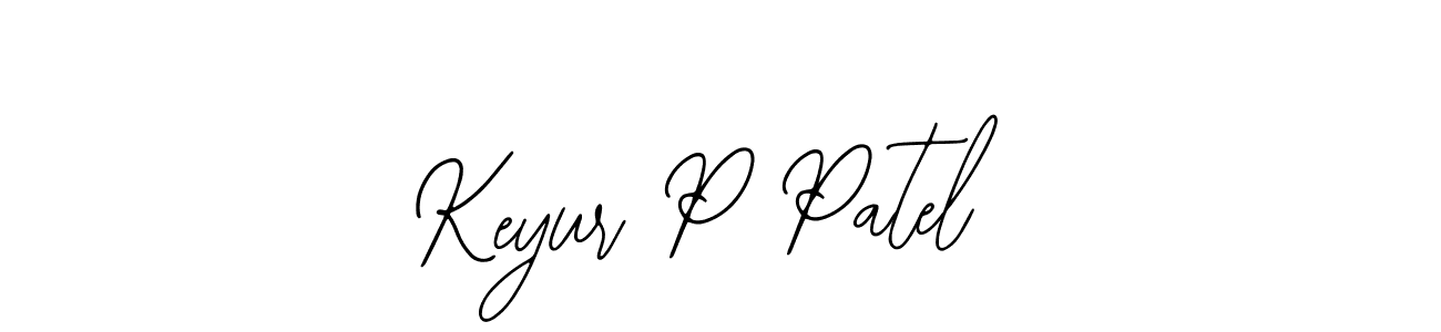 Make a beautiful signature design for name Keyur P Patel. With this signature (Bearetta-2O07w) style, you can create a handwritten signature for free. Keyur P Patel signature style 12 images and pictures png