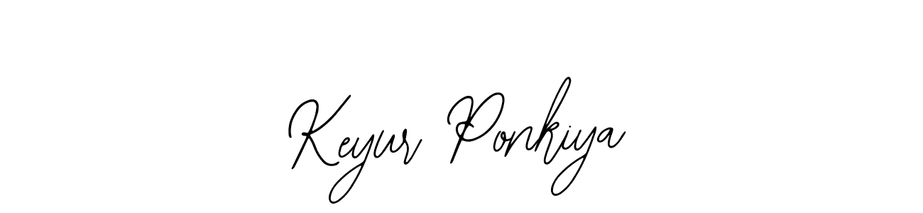Keyur Ponkiya stylish signature style. Best Handwritten Sign (Bearetta-2O07w) for my name. Handwritten Signature Collection Ideas for my name Keyur Ponkiya. Keyur Ponkiya signature style 12 images and pictures png