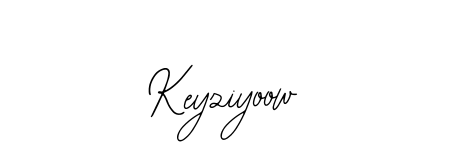 How to make Keyziyoow name signature. Use Bearetta-2O07w style for creating short signs online. This is the latest handwritten sign. Keyziyoow signature style 12 images and pictures png