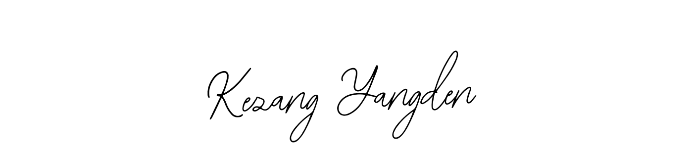 Design your own signature with our free online signature maker. With this signature software, you can create a handwritten (Bearetta-2O07w) signature for name Kezang Yangden. Kezang Yangden signature style 12 images and pictures png