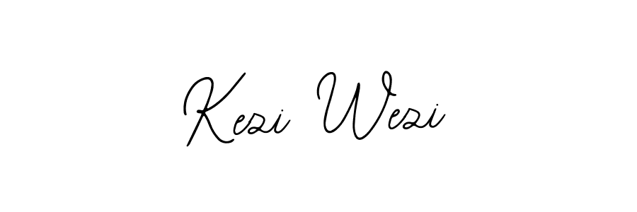 You should practise on your own different ways (Bearetta-2O07w) to write your name (Kezi Wezi) in signature. don't let someone else do it for you. Kezi Wezi signature style 12 images and pictures png