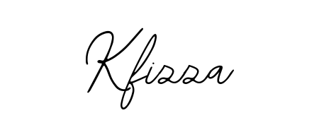 Achieve flawless digital penmanship with Kfizza name in Bearetta-2O07w font. The perfect tool for creating online signatures. Kfizza signature style 12 images and pictures png