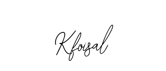 How to make Kfoisal name signature. Use Bearetta-2O07w style for creating short signs online. This is the latest handwritten sign. Kfoisal signature style 12 images and pictures png