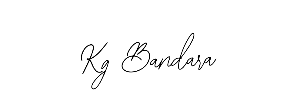 Create a beautiful signature design for name Kg Bandara. With this signature (Bearetta-2O07w) fonts, you can make a handwritten signature for free. Kg Bandara signature style 12 images and pictures png
